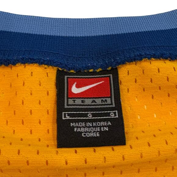 Vtg Denver Nuggets Carmelo Anthony #15 Jersey Mens Large Yellow Nike +2 Length - Picture 6 of 10